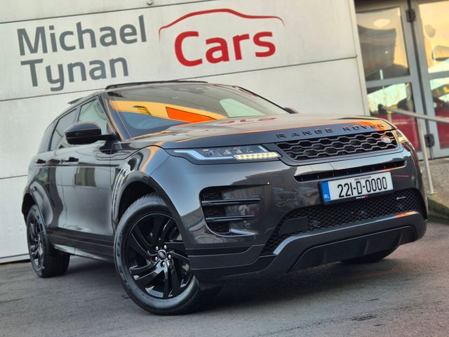 Image for 2022 Land Rover Range Rover Evoque R-Dynamic S P300e 1.5 Petrol Plug-In Hybrid Auto, Opening Panoramic Sunroof, Black Leather Seats - First Registered November 2022 - Trade in Price €37, 999.