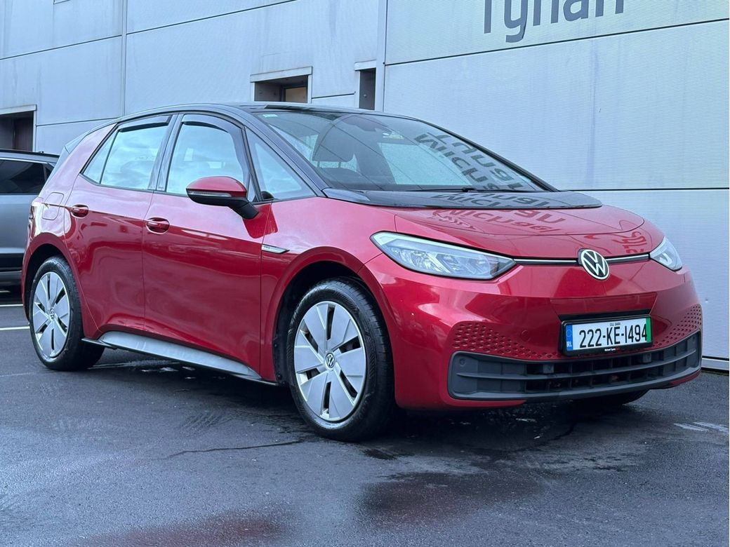 Image for 2022 Volkswagen ID.3 Pro 58KWH Life, Climate Control, Heated Seats, CarPlay, Cruise Control - Trade in Price €20, 888