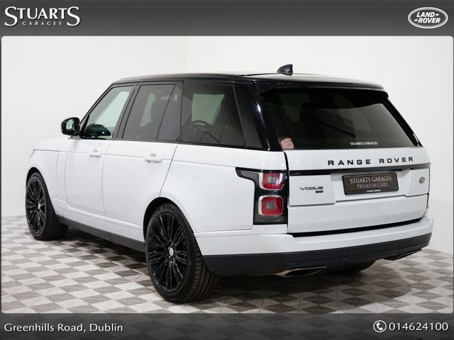 Image for 2021 Land Rover Range Rover VOGUE YULONG WHITE METALLIC WITH IVORY INTERIOR: EXTERIOR BLACK PACK, UPGRADED ALLOYS. 