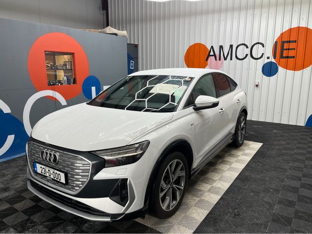 Image for 2023 Audi Q4 e-tron €35950 2023 AUDI Q4 E-TRON SPORTBACK 40 SLINE ELECTRIC AUTOMATIC / CRUISE CONTROL / 360° PARKING CAMERA / ELECTRIC MEMORY HEATED REAR & FRONT SEATS / PADDLE SHIFTERS / APPLE CARPLAY / AMBIENT LIGHT
