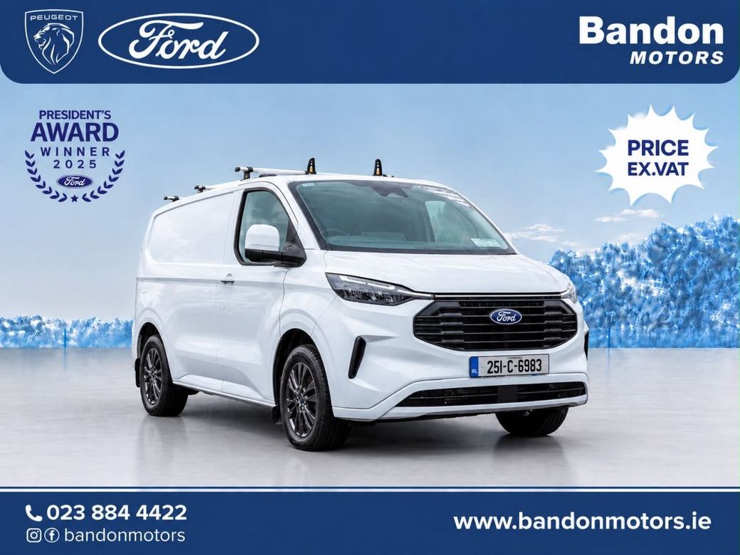Image for 2025 Ford Transit Custom 2025 Ford Transit Custom Limited SWB 2.0L Diesel