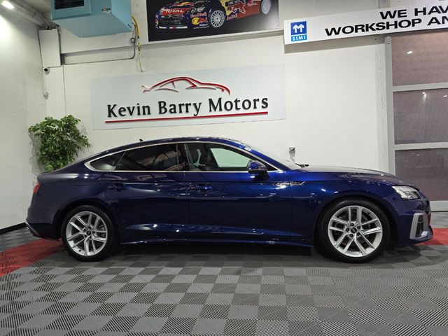 Image for 2021 Audi A5 35TDi S LINE *HUGE SPEC* SPORTBACK 163BHP AUTOMATIC **ADAPTIVE CRUISE CONTROL / ELECTRIC FRONT SEATS WITH MEMORY / HEATED F&R SEATS / KEYLESS ENTRY / LED MATRIX HEADLIGHTS / REVERSE CAMERA**