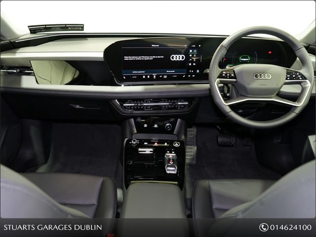 Image for 2025 Audi A6 Avant e-tron *BIGGER BATTERY* E-TRON A6 AVANT SPORT, MYTHOS BLACK METALLIC WITH FULL BLACK LEATHER: 100KW BATTERY WITH LESS THAN 100KM. 252 REGISTERED. 