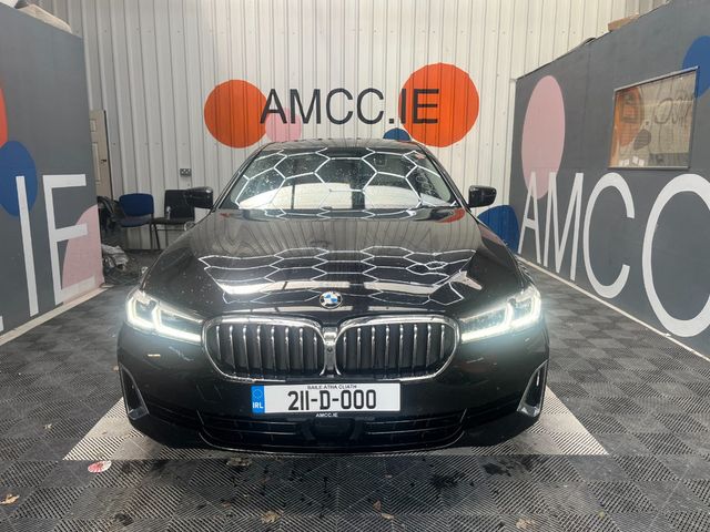 Image for 2021 BMW 5 Series 2021 BMW 5 530E 2.0 AUTOMATIC / CRUISE CONTROL / PARKING CAMERA / ELECTRIC MEORY & HEATED SEATS / LEATHER INTERIOR / REAR SEAT ENTERTAINMENT SCREENS AND MORE