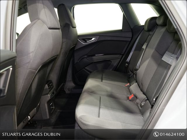Image for 2023 Audi Q4 e-tron “40 – BIGGER BATTERY* Q4 E-TRON SPORT SUV: MYTHOS BLACK METALLIC, HEADS-UP DISPLAY, 19” DIAMOND CUT ALLOYS, ADAPTIVE CRUISE CONTROL, HEATED SEATS