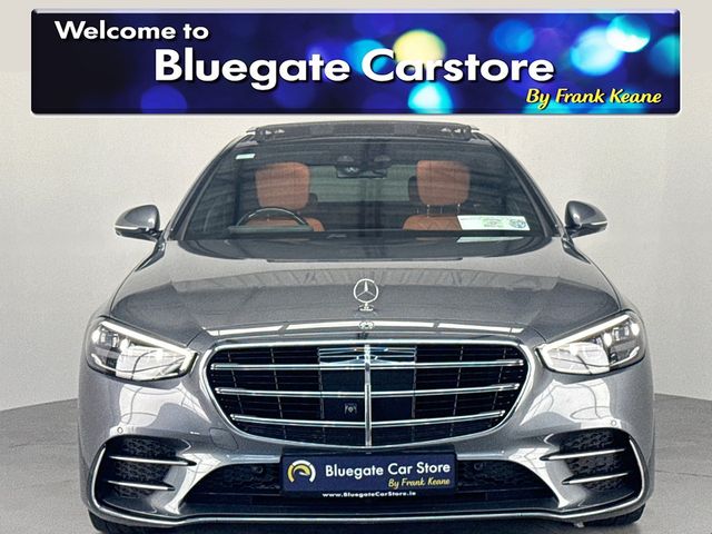 Image for 2021 Mercedes-Benz S Class S350d LWB**Digital Dash**Touchscreen Media**Panoramic Roof**Brown Leather Interior**Ambient Lighting**Burmester Sound Systems**360° Reverse Camera*Front & Rear Heated Seats**Wireless Phone Charger**