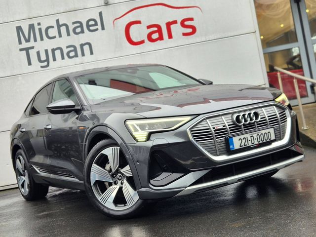 Image for 2022 Audi e-tron 55 Quattro Sportback S Line (408bhp) 20'' Alloys, CarPlay - First Registered in November 2022 - Trade in Price €35, 999