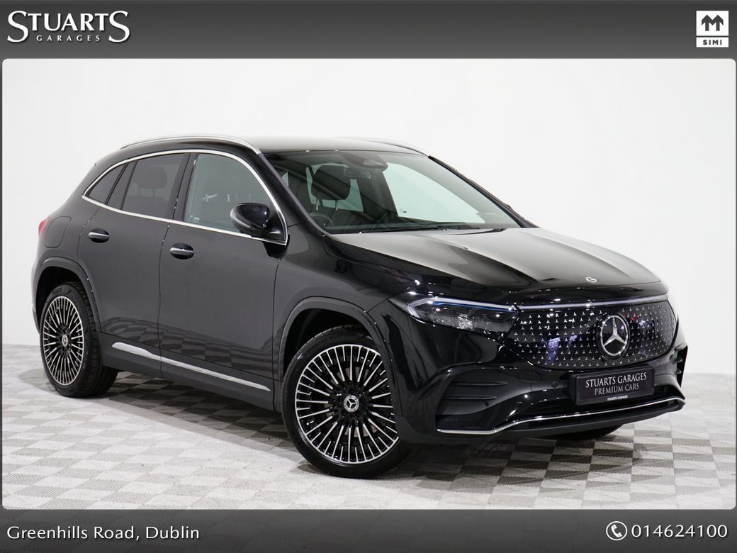 Image for 2025 Mercedes-Benz EQA EQA 250+ AMG LINE PREMIUM, OBSIDIAN BLACK, UPGRADED TURBINE ALLOYS, KEYLESS ENTRY, GESTURE TAILGATE, WIRELESS CHARGER, PARKTRONIC, HEATED SEATS