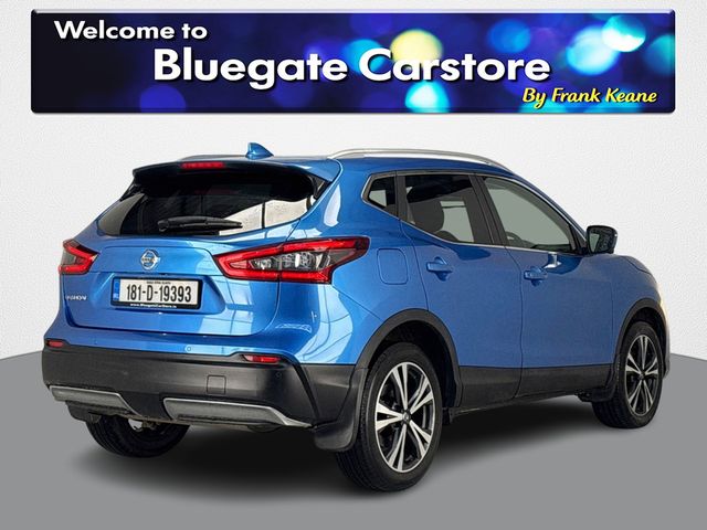 Image for 2018 Nissan Qashqai 1.2 SV CVT PREMIUM NEW NCT**AUTO**PANORAMIC ROOF**MULTIFUNCTIONAL STEERING WHEEL**HALF LEATHER INTERIOR**DIGITAL MEDIA DISPLAY**REVERSE CAMERA**PARKING SENSORS**DUAL CLIMATE CONTROL**KEYLESS START**