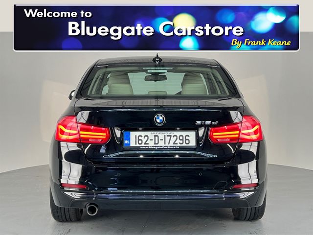 Image for 2016 BMW 3 Series 316D SPORT**Cream Leather Interior**Parking Sensors**Bluetooth Connection**Keyless Start**Sport Mode**Sat Navigation**Isofix**Multifunctional Steering Wheel**Finance Available**6 Month Warranty**