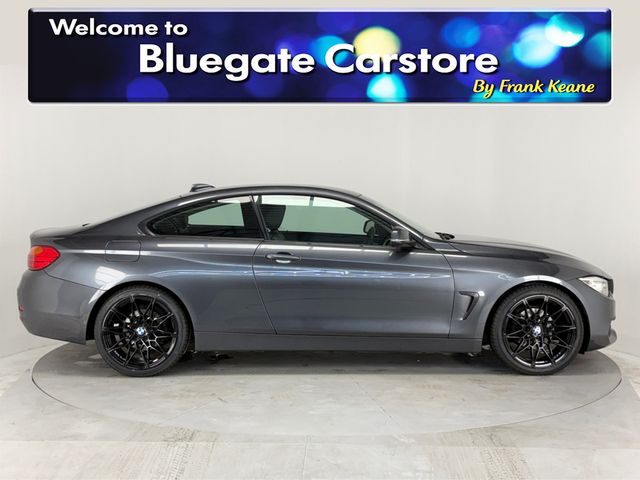 Image for 2017 BMW 4 Series 420I**NEW 19" ALLOYS **Parking Sensors**Sat Navigation**Black Leather Interior**Heated Seats**Foldable Mirrors**Air Conditioning**Multifunctional Steering Wheel**Isofix**Finance Available**