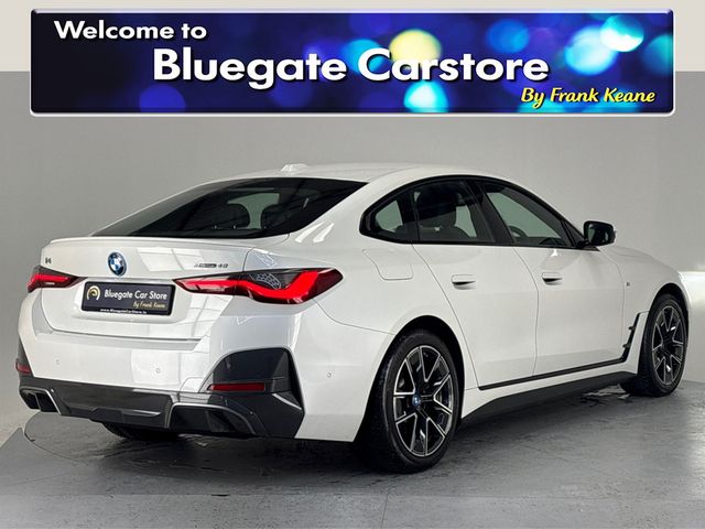 Image for 2022 BMW i4 EDRIVE40 M SPORT**FRONT HEATED SEATS**18 INCH ALLOYS**HALF LEATHER INTERIOR**TOUCH SCREEN INFOTAINMENT**REVERSE CAMERA**PARKING SENSORS**APPLE CARPLAY**ELECTRIC TAILGATE**KEYLESS START**