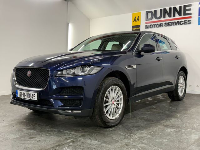 Image for 2017 Jaguar F-Pace 2.0 D AWD PRESTIGE 5DR AUTO**REAR CAMERA**FULL CREAM LEATHER**18" POLISHED SILVER ALLOYS**SAT NAV**ELECTRIC HEATED SEATS**LDW**WARRANTY**FINANCE AVAILABLE