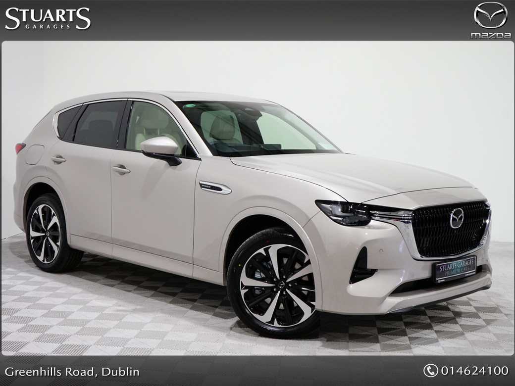 Image for 2024 Mazda CX-60 2.5 PHEV 327PS TAKUMI, PAN ROOF, CONVINIENCE PACK, DRIVERS ASSISTANCE PACK*RADAR CRUISE WITH MAZDA PILOT ASSIST, ADAPTIVE LED HEADLIGHTS, HEATED AND VENTILATED SEATS, HEATED STEERING WHEEL, 360 DEGR