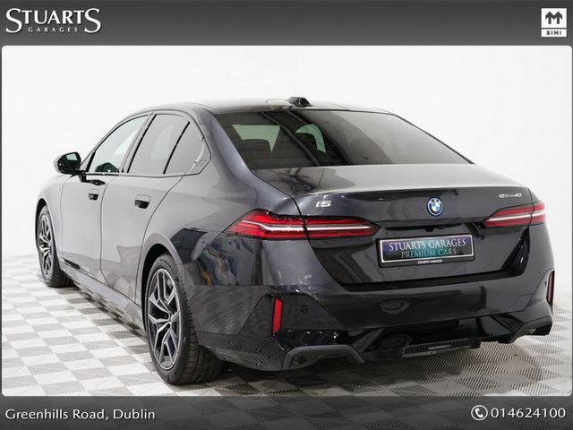 Image for 2024 BMW i5 **COMFORT PACK AND PANORAMIC SUNROOF** 570KM CLAIMED RANGE, SOPHISTO GREY METALLIC, BLACK VEGANZA INTERIOR €99K NEW