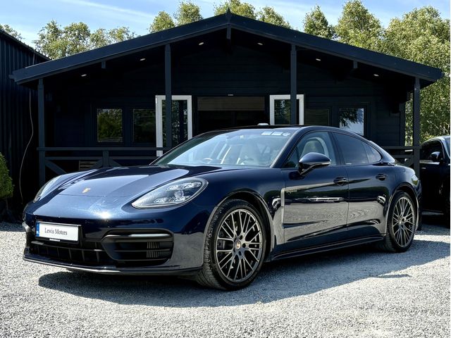 Image for 2022 Porsche Panamera 4 E-HYBRID PLATINUM EDITION HUGE SPEC, BOSE SOUND SYSTEM, CRAYON INTERIOR, AMBIENT LIGHTING, TILT AND SLIDE PAN ROOF, SPORT CHRONO, AIR SUSPENSION