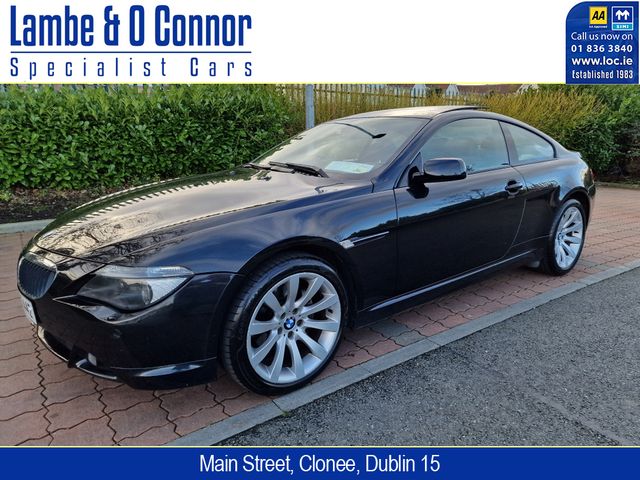Image for 2007 BMW 6 Series 630I SPORT COUPE * PAN ROOF * SPORTS HEATED SEATS * BEST AVAILABLE *