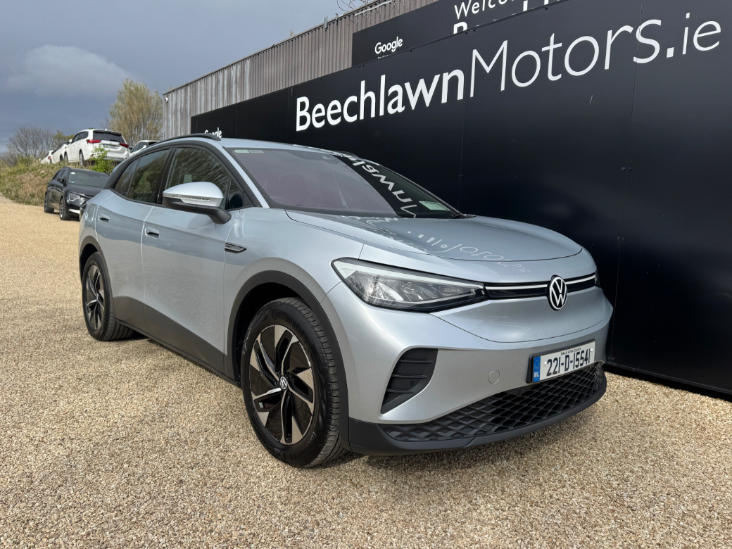 Image for 2022 Volkswagen ID.4 77KWH 204 BHP PRO // STUNNING CONDITION // ONE OWNER // FULL SERVICE HISTORY // 02/28 NCT AND €120 ROAD TAX // HEATED SEATS, HEATED MIRRORS AND CRUISE CONTROL // 