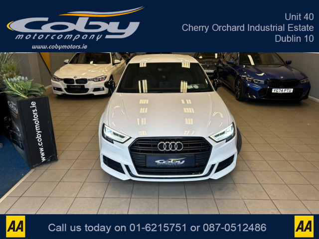 Image for 2019 Audi A3 SPORTBACK 1.0 TFSI 116HP S LINE 4DR 30. New NCT, Alloy Wheels, 2Keys, Sat Nav, Full Electrics, Bluetooth, Half Leather, MFSW, Cruise Control, Reverse Camera, Parking Sensors, Air Conditioning and more