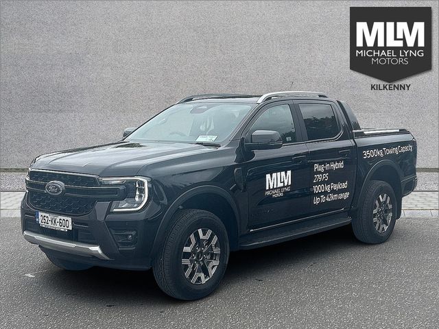 Image for 2025 Ford Ranger Wildtrack 2.3 PHEV 281ps (V) Price Ex VAT *Power Roller canopy & Factory fit Towbar *