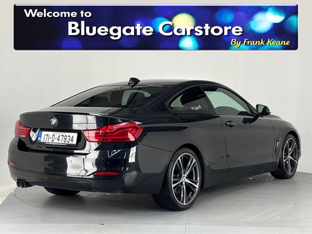 Image for 2017 BMW 4 Series D F32 SPORT 2DR AUTO**NAVY LEATHER INTERIOR**DIGITAL MEDIA DISPLAY**FRONT HEATED SEATS**DUAL CLIMATE CONTROL**BLUETOOTH**PARKING SENSORS**DRIVE MODES**ISOFIX**FINANCE AVAILABLE**