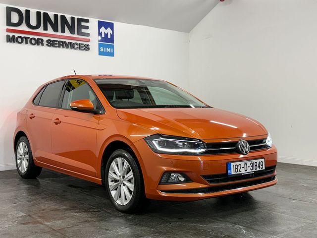 Image for 2018 Volkswagen Polo **HIGHLINE MODEL**VERY LOW MILEGE **APPLE CAR PLAY **ANDROID CAR PLAY **2 KEYS **16'' BRUSHED SILVER WHEELS **MULTI FUNCTION STEERING WHEEL **AUTO HEAD LIGHTS **AUTO WIPERS **BLACK FABRIC SEATS **