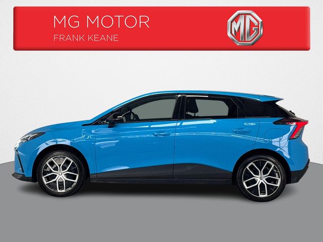 Image for 2024 MG 4 Long Range *BLACK INTERIOR**TOP SPEC **APPLE CARPLAY**ANDROID AUTO**TOUCHSCREEN INFOTAINMENT SYSTEM**DIGITAL DASHBOARD**LANE ASSIST**FULL 360 CAMERAS**HALF LEATHER SEATS**RANGE EXTENDER CAPS**