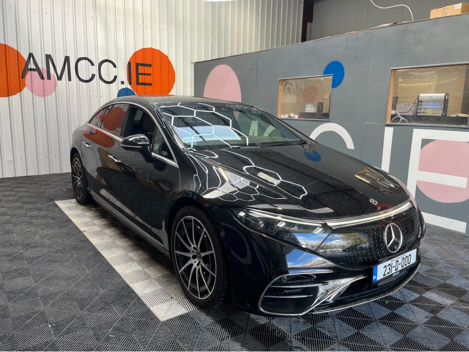 Image for 2023 Mercedes-Benz EQS €59950 2023 MERCEDES-BENZ EQS 450+ AUTOMATIC / CRUISE CONTROL / 360° CAMERA / ELECTRIC MEMORY HEATED & MASSAGING SEATS / PADDLE SHIFTERS / PANORAMIC SUNROOF / AMBIENT LIGHTS / APPLE CARPLAY AND MOR