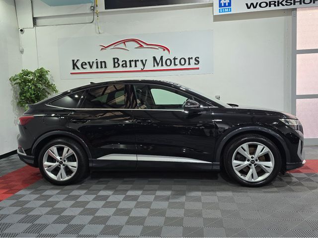 Image for 2024 Audi Q4 e-tron 45 SPORTBACK S LINE 282BHP AUTOMATIC **ONE OWNER / 20" ALLOYS / APPLE CARPLAY / ADAPTIVE CRUISE CONTROL / MATRIX LED HEADLIGHTS / HEATED FRONT SEATS / SONOS PREMIUM SOUND / SAT NAV / REVERSE CAMERA**