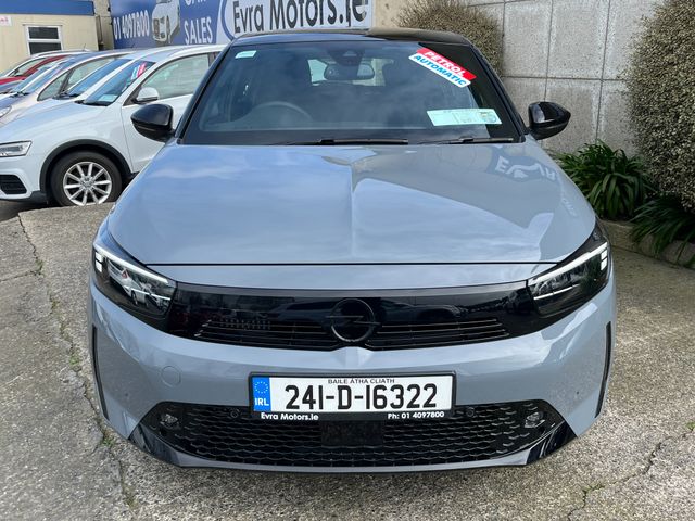 Image for 2024 Opel Corsa GS AUTOMATIC 1.2 PETROL //LOW MILES//REVERSE CAMERA//HEATED SEATS AND STEERING WHEEL//BLIND SPOT WARNING//