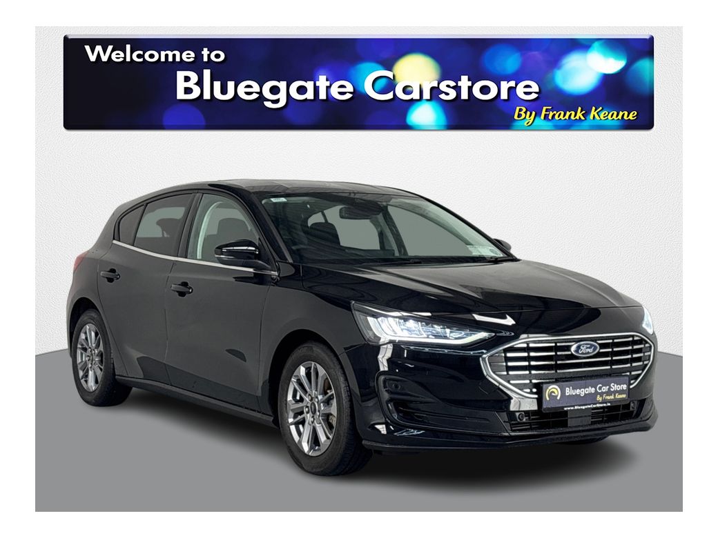 Image for 2023 Ford Focus TITANIUM 1.0T**MULTIFUNCTIONAL STEERING WHEEL**TOUCH SCREEN MEDIA DISPLAY**APPLE CARPLAY**BLACK CLOTH INTERIOR**SATNAV**KEYLESS START**BLACK CLOTH INTERIOR**FINANCE AVAILABLE**