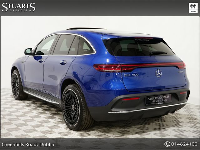 Image for 2023 Mercedes-Benz EQC *PREMIUM PLUS* 400 AMG LINE: SPECTRAL BLUE METALLIC, ARTICO LEATHER, SUNROOF, 360 CAMERA, HEADS UP DISPLAY, 21” DIAMOND CUT TURBINE ALLOYS, KEYLESS