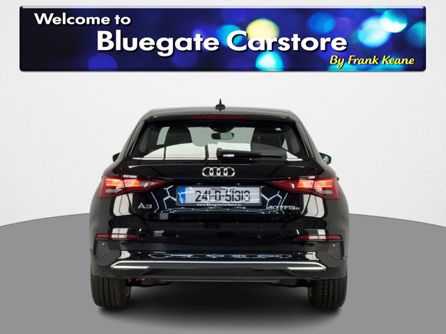 Image for 2024 Audi A3 1.4 TFSI E SPORT 204PS **FULL BLACK CLOTH INTERIOR**APPLE CARPLAY**ANDROID AUTO**PARKING SENSORS**TOUCHSCREEN INFOTAINMENT SYSTEM**DRIVE MODES**DIGITAL DASH**LANE ASSIST**ELECTRIC HANDBRAKE**