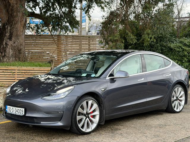 Image for 2019 Tesla Model 3 PERFORMANCE. WHITE LEATHER. AWD