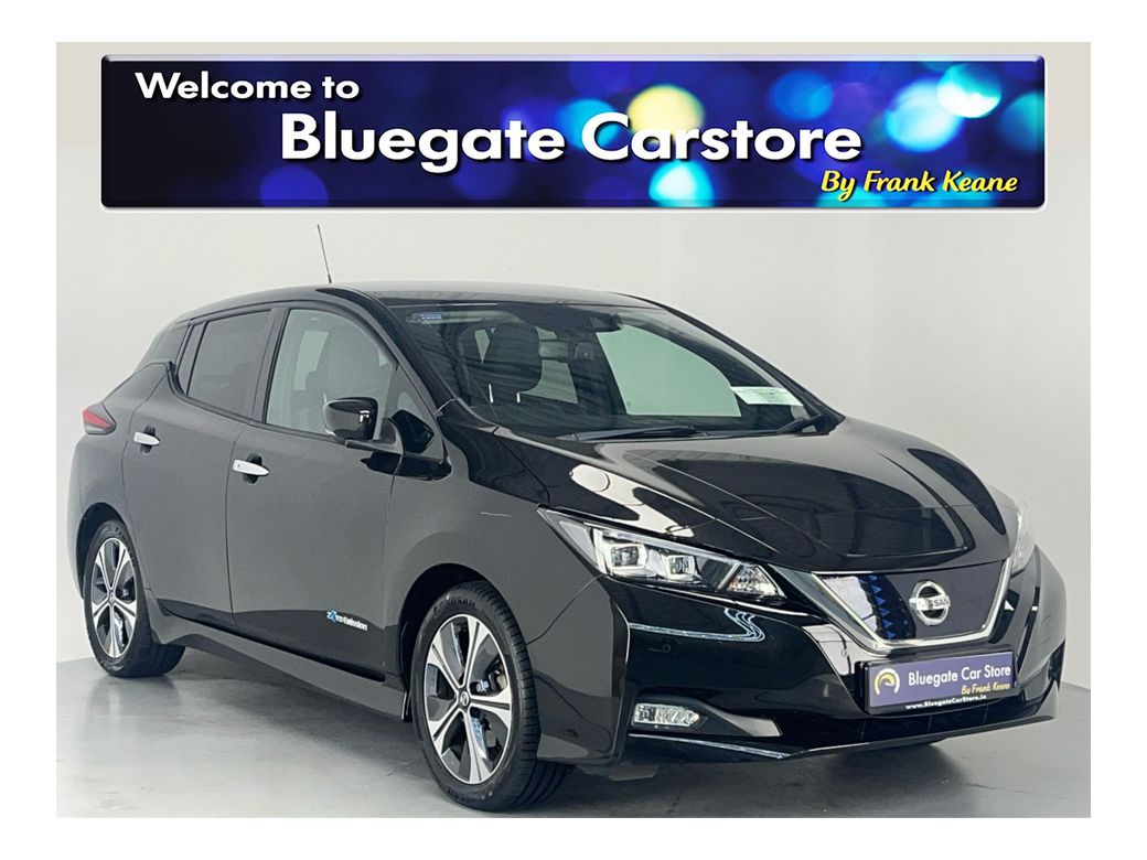Image for 2020 Nissan Leaf 40kWh TEKNA 5DR** **BOSE SOUNDSYSTEM**FULL BLACK LEATHER INTERIOR**HEATED SEATS**ADAPTIVE CRUSIE CONTROL**360 DEGREE CAMERA**FRONT & REAR PARKING SENSORS**AIR CONDITIONING**HISTORY CHECKED**