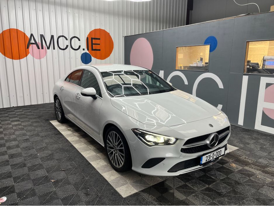 Image for 2023 Mercedes-Benz CLA Class €37950 2023 MERCEDES-BENZ CLA200D 2.0 AUTOMATIC / CRUISE CONTROL / REVERSE CAMERA / ELECTRIC MEMORY & HEATED SEATS / PADDLE SHIFTERS / AMBIENT LIGHTS 