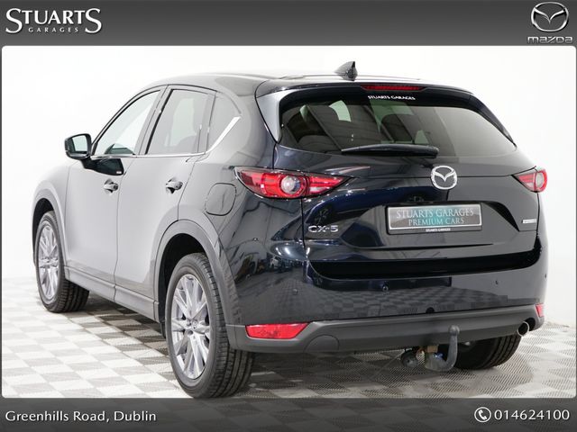 Image for 2021 Mazda CX-5 2WD 2.2D (150PS) GT Sport IPM3*@ MAZDA SOUTH DUBLIN, MAZDA CX-5 2WD 2.2D (150ps) GT SPORT*JET BLACK MICA WITH BLACK LEATHER, SUNROOF, BOSE, APPLE CAR PLAY / ANDROID AUTO, 19" CHROME ALLOYS, HEATE