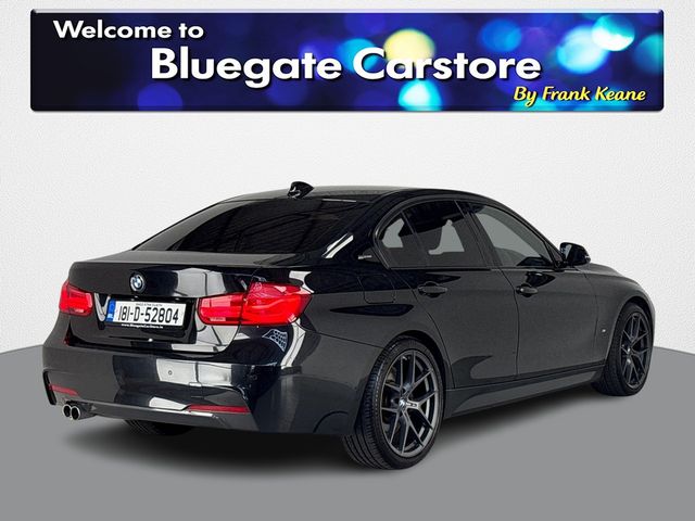 Image for 2018 BMW 3 Series F30 E M SPORT 4DR AUTO**MULTIFUNCTIONAL STEERING WHEEL**BLACK LEATHER INTERIOR**DUAL CLIMATE CONTROL**DIGITAL MEDIA DISPLAY**KEYLESS START**PARKING SENSORS**DRIVE MODES**FINANCE ARRANGED**