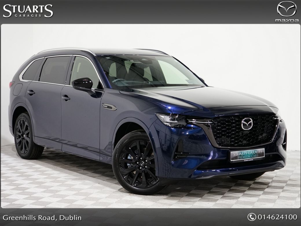 Image for 2025 Mazda CX-80 CX-80 5WGN e-SKYACTIV PHEV 2.5 327ps 8AT AWD Homura*DEMO MODEL SAVE €5, 780 OFF NEW PRICE @STUARTS MAZDA, YOUR HOME FOR MAZDA IN SOUTH DUBLIN*MAZDA CX-80 2.5 PHEV 327PS HOMURA PLUS 6 SEATER*BLACK LE