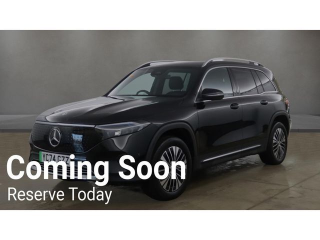 Image for 2024 Mercedes-Benz EQB 250+ SPORT EXECUTIVE (7 SEATER / 70.5KWH BATTERY) AUTOMATIC **ONE OWNER / APPLE CARPLAY / BLIND SPOT ASSIST / CRUISE CONTROL / FULL BLACK LEATHER / HEATED FRONT SEATS / SAT NAV / REVERSE CAMERA**