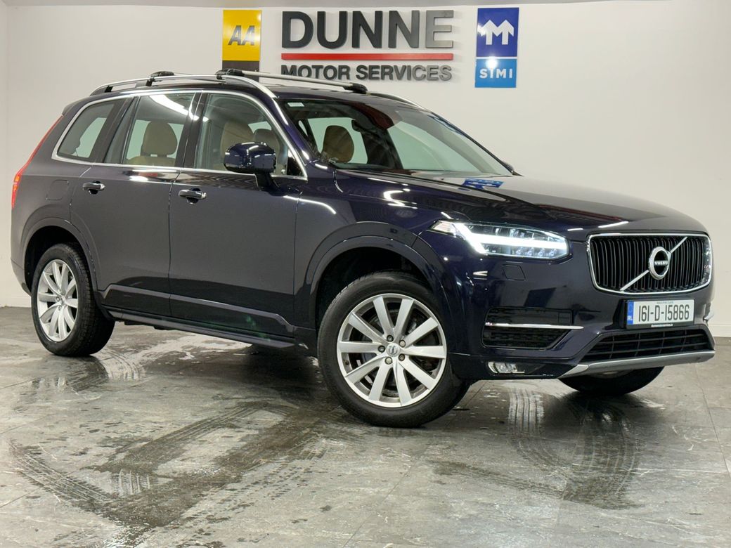 Image for 2016 Volvo XC90 7 SEATS**D5 AWD MOMENTUM GT 5DR**HEATED STEERING WHEEL**HEATED ELECTRIC MEMORY SEATS**SAT NAV**LANE DEPARTURE WARNING**ADAPTIVE HEADLIGHTS**PARK ASSIST**AMBER NAPPA LEATHER UPHOLSTERY*FINANCE*WARRANTY