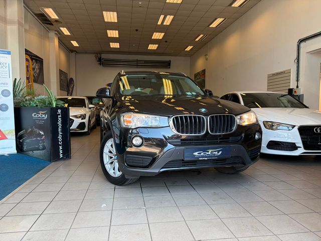 Image for 2016 BMW X3 5DR AUTO SDRIVE 18D NCT, Pan Roof, Full Leather, 2 Keys, Alloy Wheels, Bluetooth, MFSW, Heated Seats, Cruise Control, Dual Climate Control, Sat Nav, Parking sensors, Motorised Tailgate and more.
