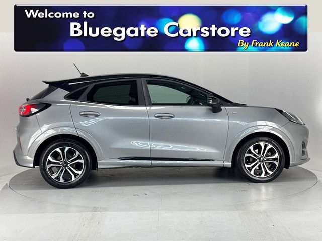 Image for 2022 Ford Puma ST-LINE 5DR 1.0T 125 MHEV**MULTIFUNCTIONAL STEERING WHEEL**DIGITAL DASH**TOUCH SCREEN MEDIA DISPLAY**PARKING SENSORS**NAVIGATION**AIR CONDITIONING**KEYLESS START**BLACK CLOTH INTERIOR**17INCH ALLOYS*