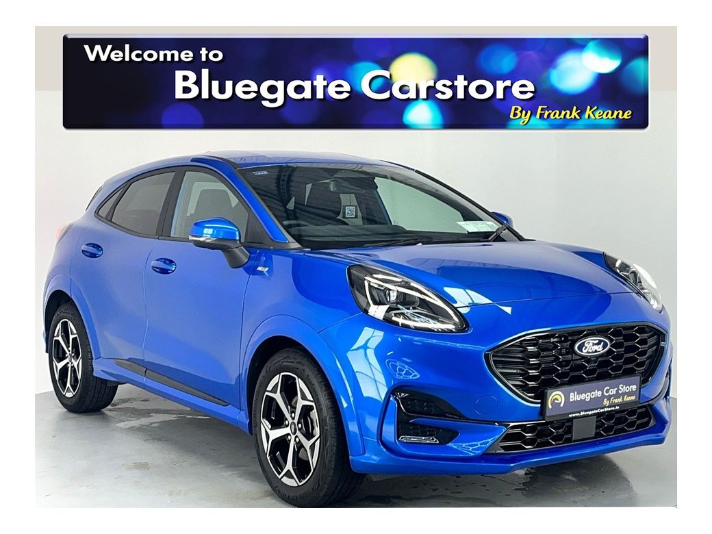 Image for 2025 Ford Puma ST-LINE 5DR 1.0T 125 MHEV**DIGITAL DASH**HEATED MULTIFUNCTIONAL STEERING WHEEL**FRONT HEATED SEATS**TOUCH SCREEN MEDIA DISPLAY**APPLE CARPLAY**NAVIGATION**REVERSE CAMERA**PARKING SENSORS*17INCH ALLOY*