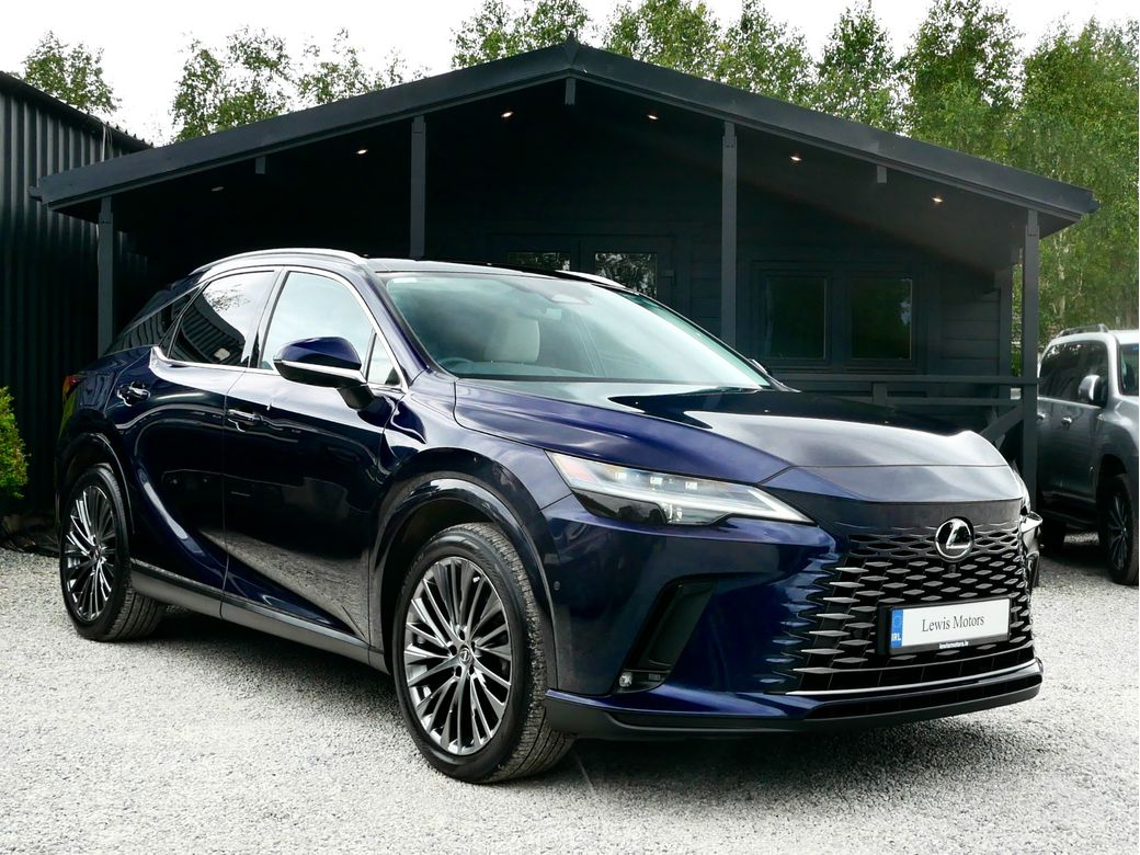 Image for 2023 Lexus RX450h+ PHEV PREMIUM, IRISH CAR, HUGE SPEC, AMMONITE SAND LEATHER INTERIOR, MARK LEVINSON SOUND SYSTEM, HEATED/ COOLED SEATS, 360 CAMERA, TILT AND SLIDE PAN ROOF, HUD, ELECTRIC SEATS, ADAPTIVE CRUISE CONTROL
