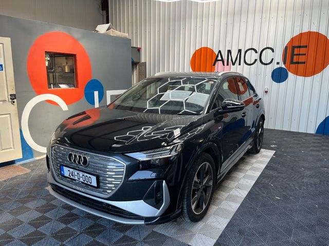 Image for 2024 Audi Q4 e-tron 2024 AUDI Q4 E-TRON 40S LINE AUTOMATIC / CRUISE CONTROL / PARKING CAMERA / PADDLE SHIFTERS / AMBIENT LIGHTS / APPLE CARPLAY AND MORE