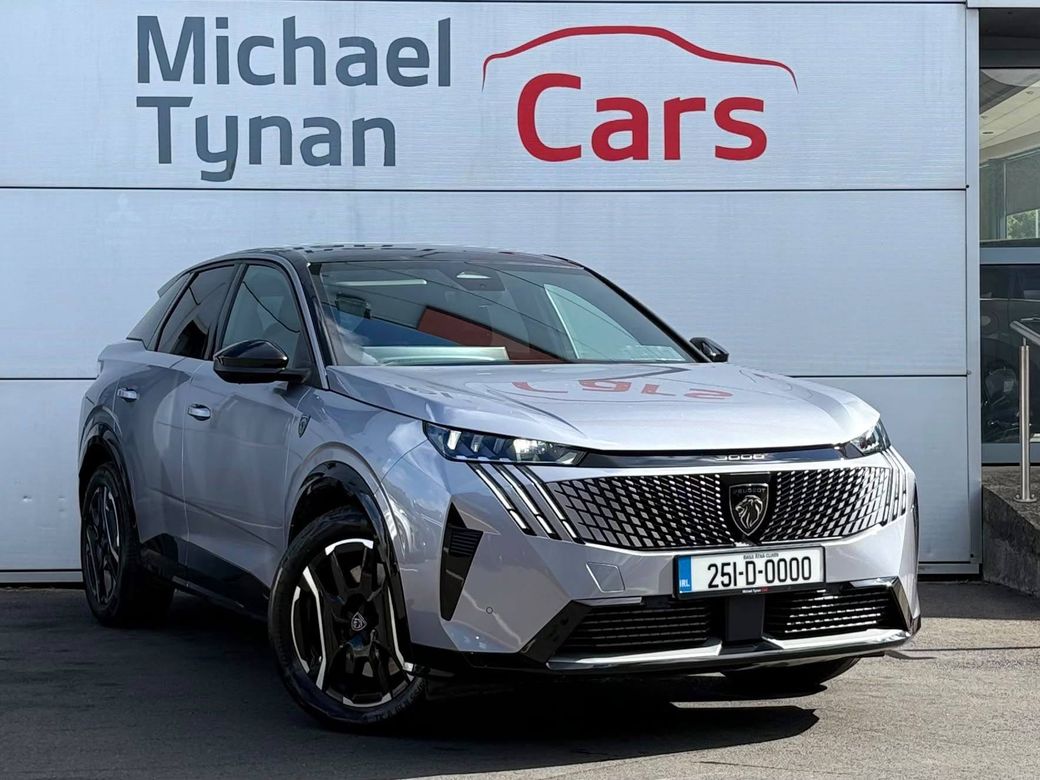 Image for 2025 Peugeot 3008 e GT Line 73kwh Auto (210bhp) Tinted Glass, 20" Alloys, Camera, CarPlay, 1/2 Leather - First Registered March 2025 - Trade in Price €33, 888.