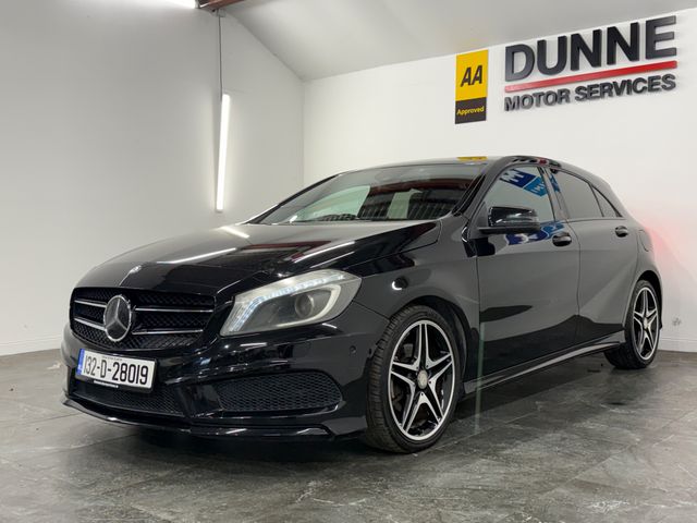 Image for 2013 Mercedes-Benz A 180 **AMG **CRUISE CONTROL **REVERSING CAMERA **ELECTRIC MEMORY SEATS **FRONT AND REAR PARKING SENSORS **HALF LEATHER HALF ALCANTARA BUCKET SEATS **MULTI FUNCTION STEERING WHEEL **MULTI FUNCTION CENTRE