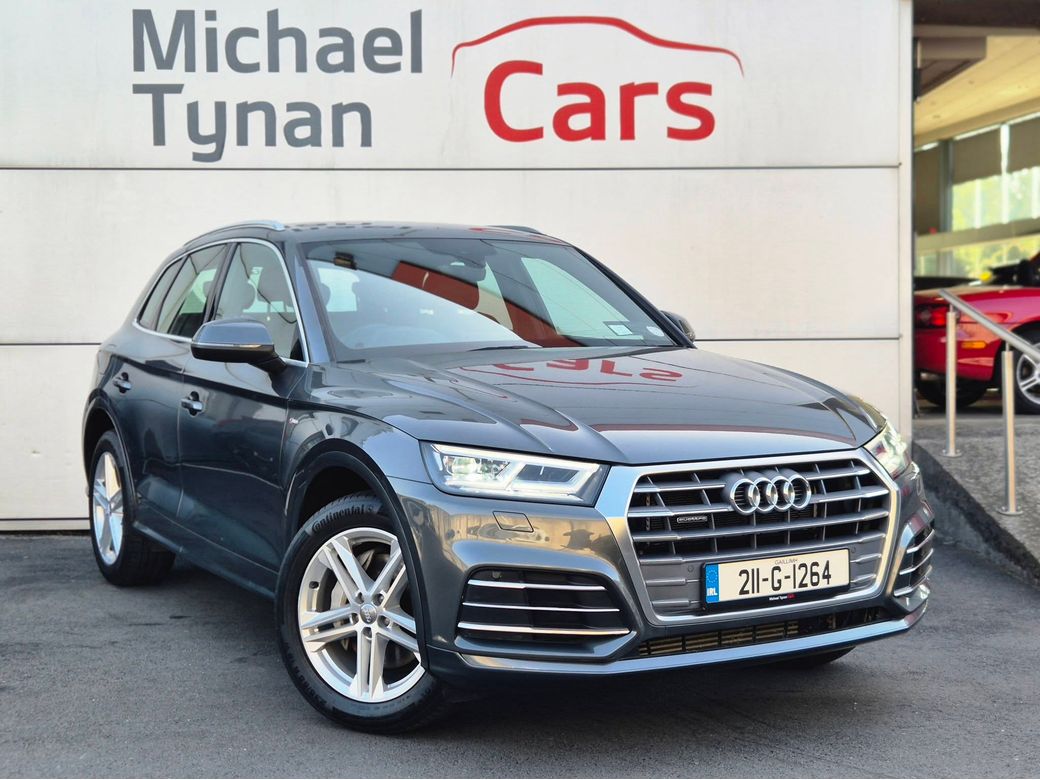Image for 2021 Audi Q5 2.0 TFSI Petrol Plug in Quattro, S Line Auto, Low Mileage, 20'' Alloys, 1/2 Leather Upholstery, Camera, Electric Tailgate, Parking Sensors - First Registered in January 2021. Trade in Price €39, 777