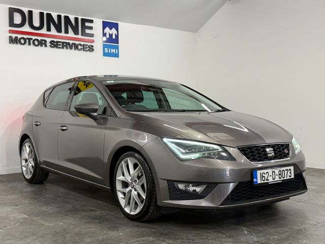 Image for 2016 SEAT Leon **FR SPORT **150HP **DSG AUTO **18'' BRUSHED CHROME WHEELS **TOUCHSCREEN RADIO **BLUETOOTH **USB **AUX **DUAL CLIMATE CONTROL **REAR PARKING SENSORS **ELECTRIC FOLDING MIRRORS **